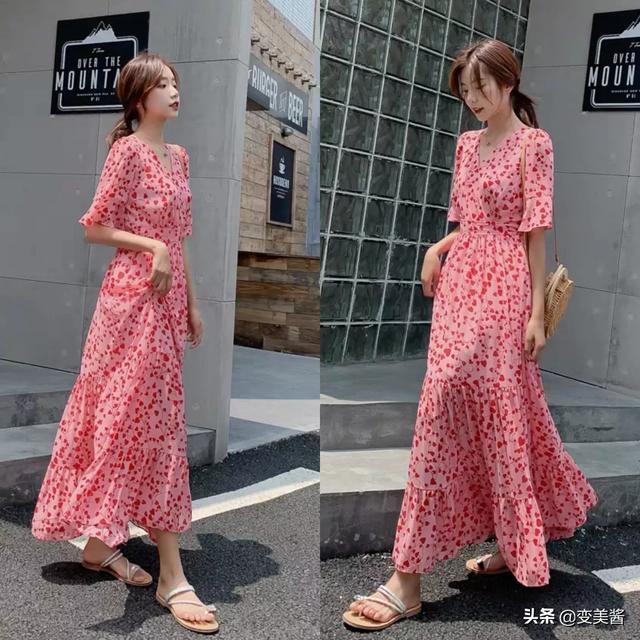 花连衣裙怎么搭配鞋子(图2)