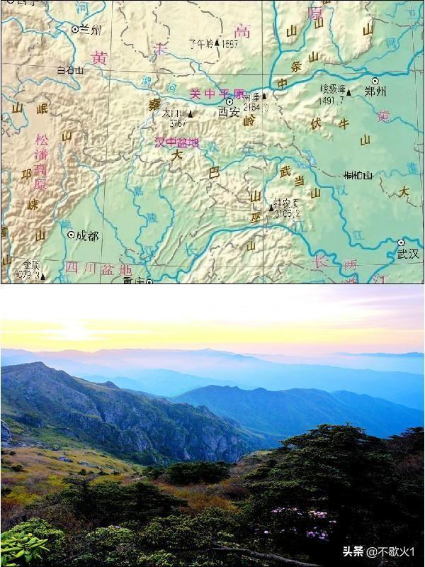 山脉地图（山脉别称？）