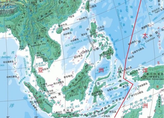 [英雄联盟亚洲洲际]亚洲和大洋洲的洲际分界线？