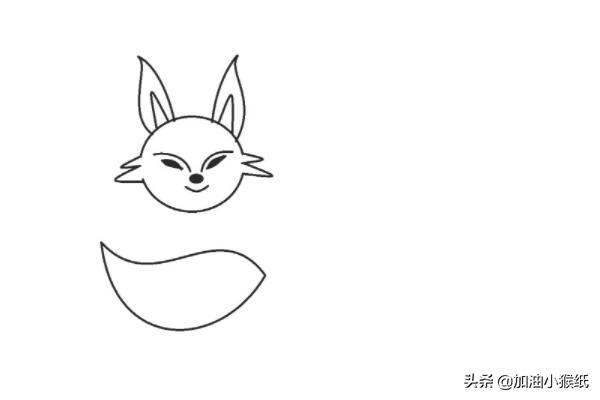狐狸怎么画简单又漂亮(图4)