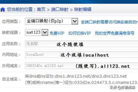 nat服务器搭建网站