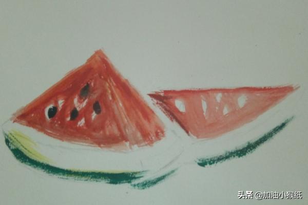 农民吃西瓜怎么画图片(图6)