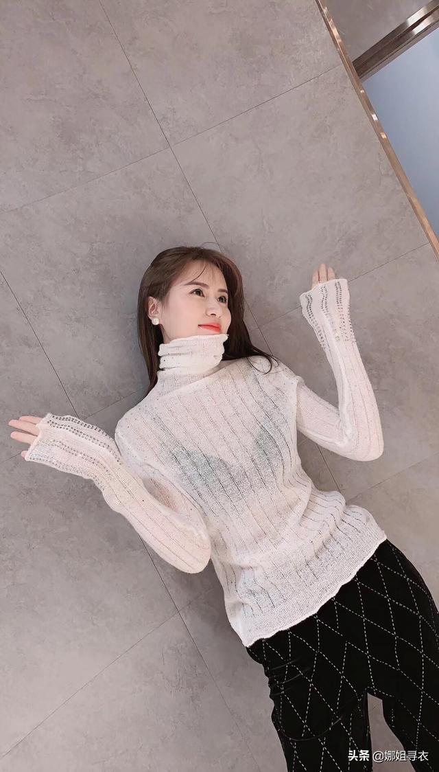 高领短袖女夏天如何搭配(图8)