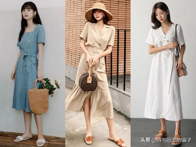 半身长休闲裙怎么搭配(图4)