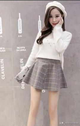 格子连衣裙冬日如何搭配(图2)