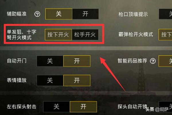 吃鸡战场开枪怎么设置(图2)