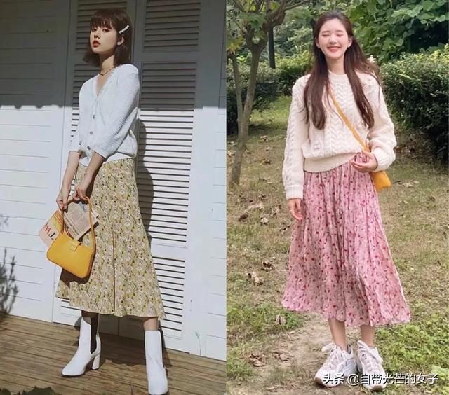 碎花连衣裙（露肩连体碎花连衣裙是什么版型？）