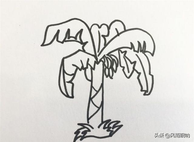 种植树木的简笔画