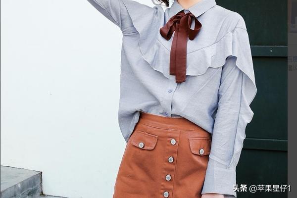 冬日如何搭配蓝衬衫女生(图4)