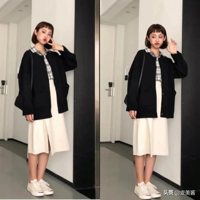 黑色针织外套冬季如何搭配(图12)