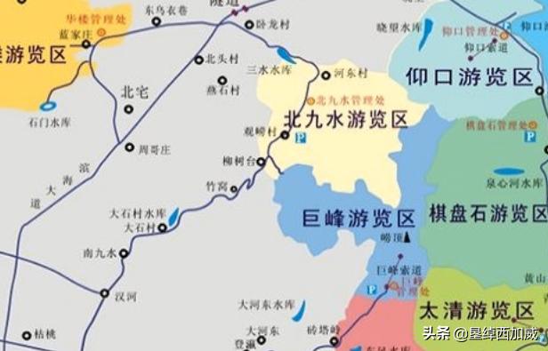 流清河旅游路线攻略， 流清河旅游路线攻略图