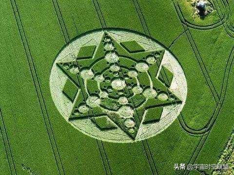 麦田怪圈是怎么形成的（麦田怪圈的图形）