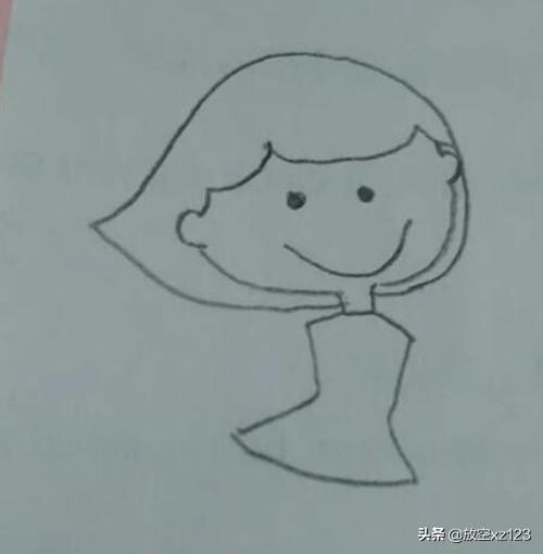 女孩卡通图片（卡通人物女孩彩色简笔画怎么画？）