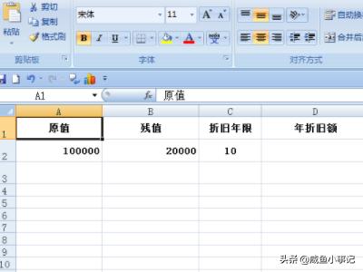 固定资产折旧表excel，固定资产折旧表excel表格怎样制作