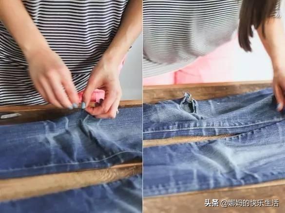 裤子刮了口子怎么缝补(图8)