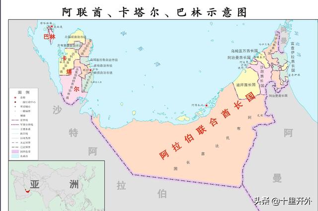 阿联酋地图-阿联酋地图位置