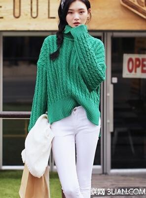 上衣宽松大毛衣如何搭配(图3)