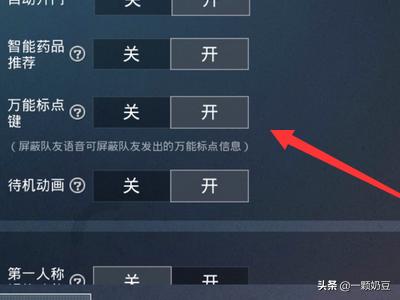 吃鸡中间点符号怎么打开(图6)
