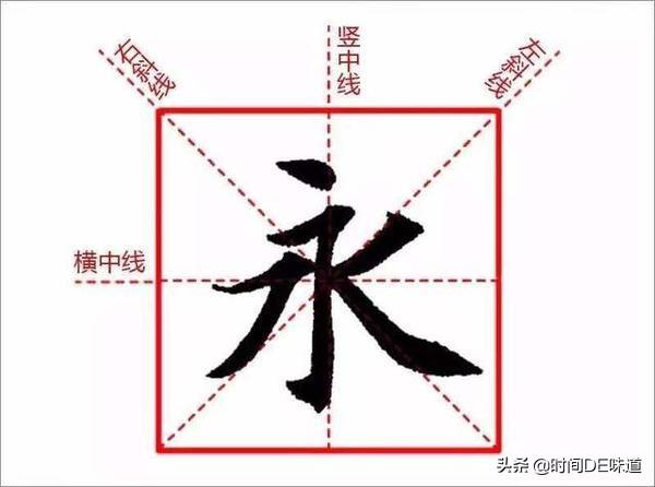 可楷书字体米字格