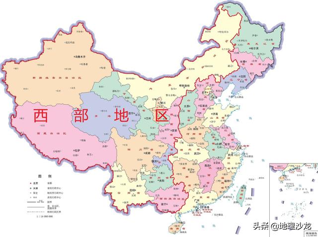 中国的西部包括哪些地方？：西部指哪些地方