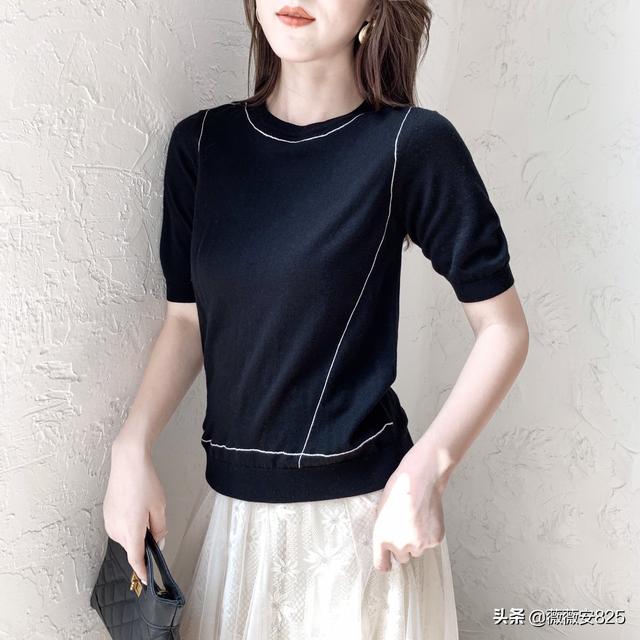 半截裙中长款怎么搭配(图5)
