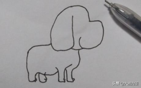 狗狗怎么画简笔画(图3)