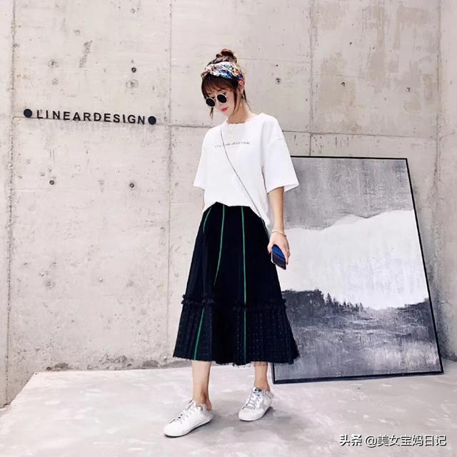针织半身长裙怎么搭配(图2)