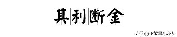 其利断金_其利断金是啥意思