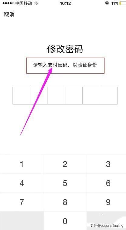 微信怎么更改支付密码(图6)