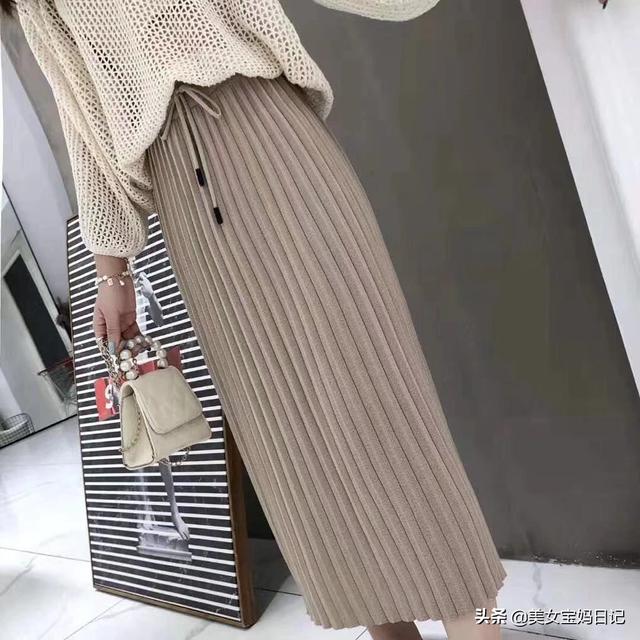 针织半身长裙怎么搭配(图4)