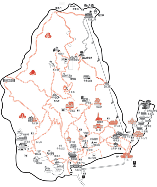 香山旅游穿搭攻略， 香山旅游穿搭攻略图