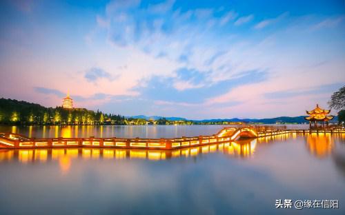 杭州必去景点夜景图片(图1)