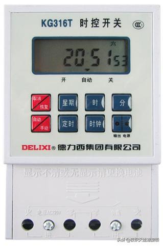 kg316t时控开关怎么调时间(图2)