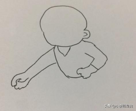 简笔画踢足球男生的画法,第4张