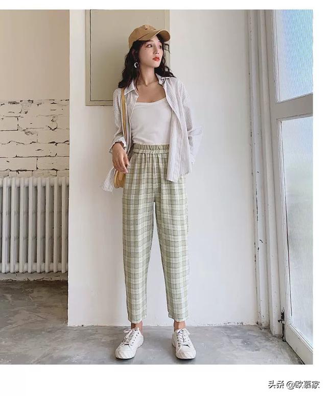 绿色格子包如何搭配衣服(图3)