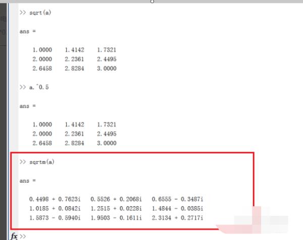matlab根号怎么打