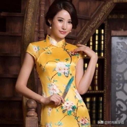 黄色旗袍如何搭配鞋子女