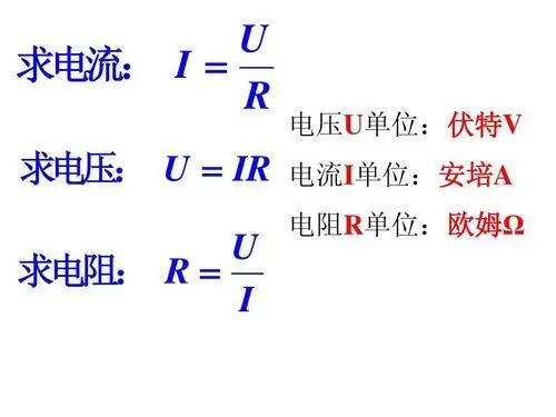 电阻计算公式单位,电阻单位换算公式大全