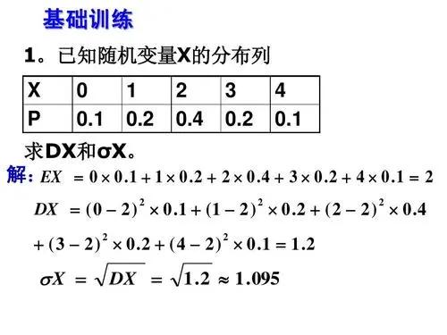 E(X)求方差D(X)图片