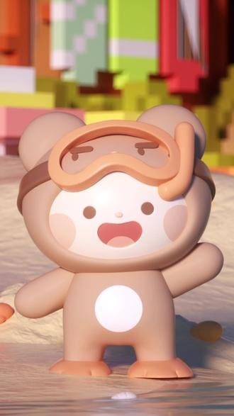 隐藏皮肤圣婴抢先曝光#迷你世界#手办#盲盒