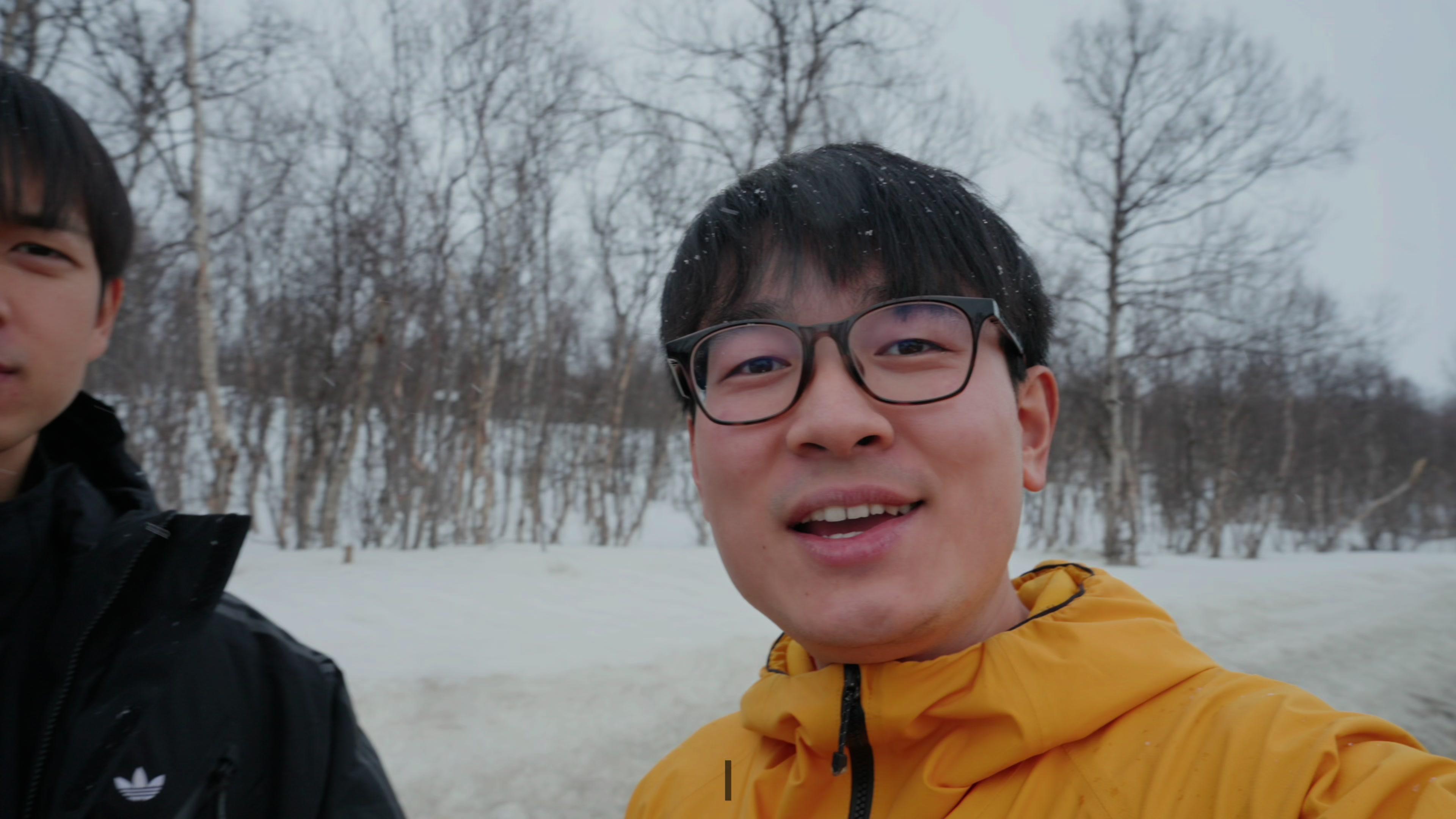 和李现攀登人生第一座雪山